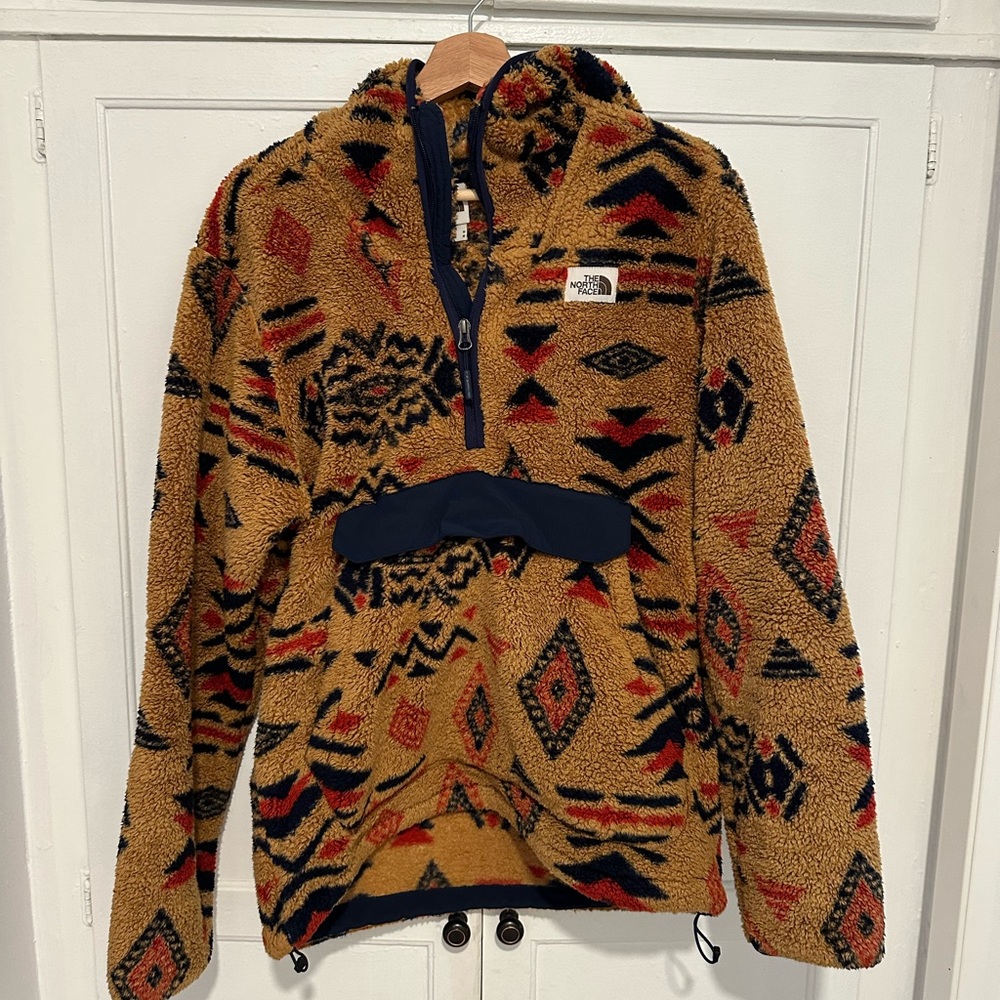 North face fleece hooded